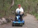 image of an Esteem driving uphill
