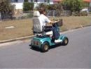 image of a montana being driven